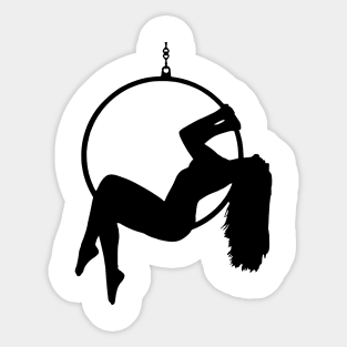 Aerial hoop Sticker